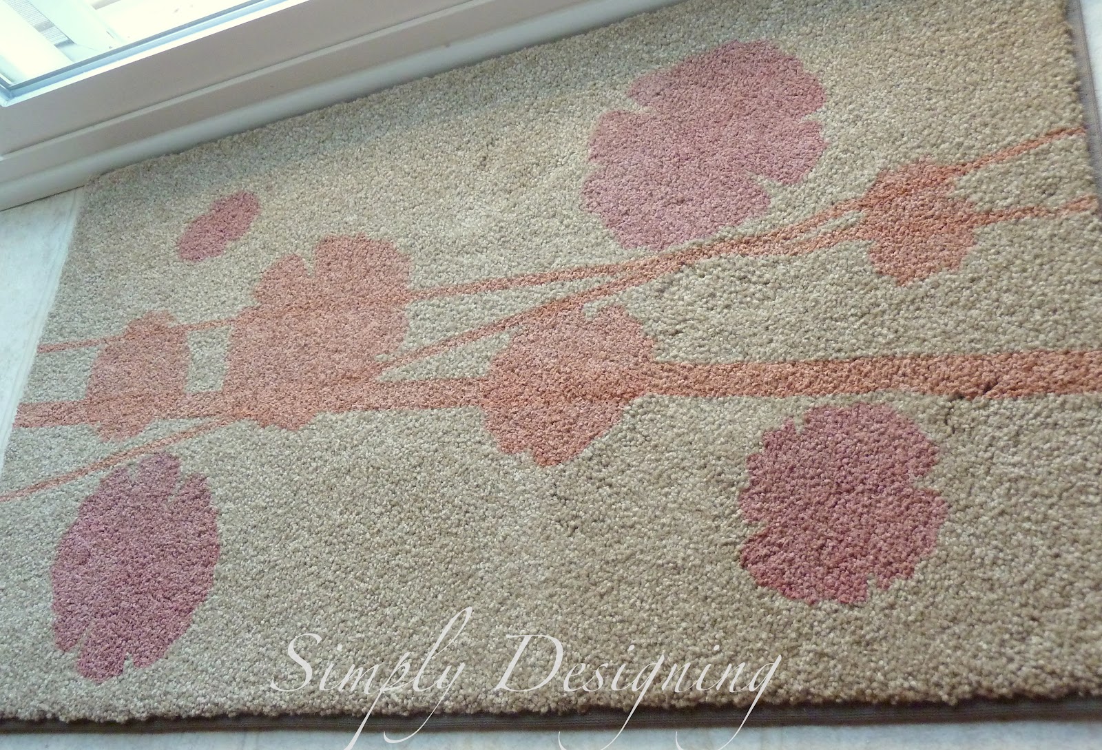 DIY Stenciled Rug and a {GIVEAWAY} Simply Designing with Ashley