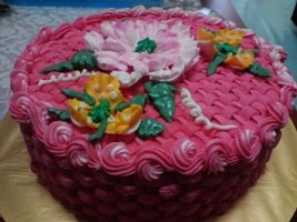BASKET WEAVE CAKE