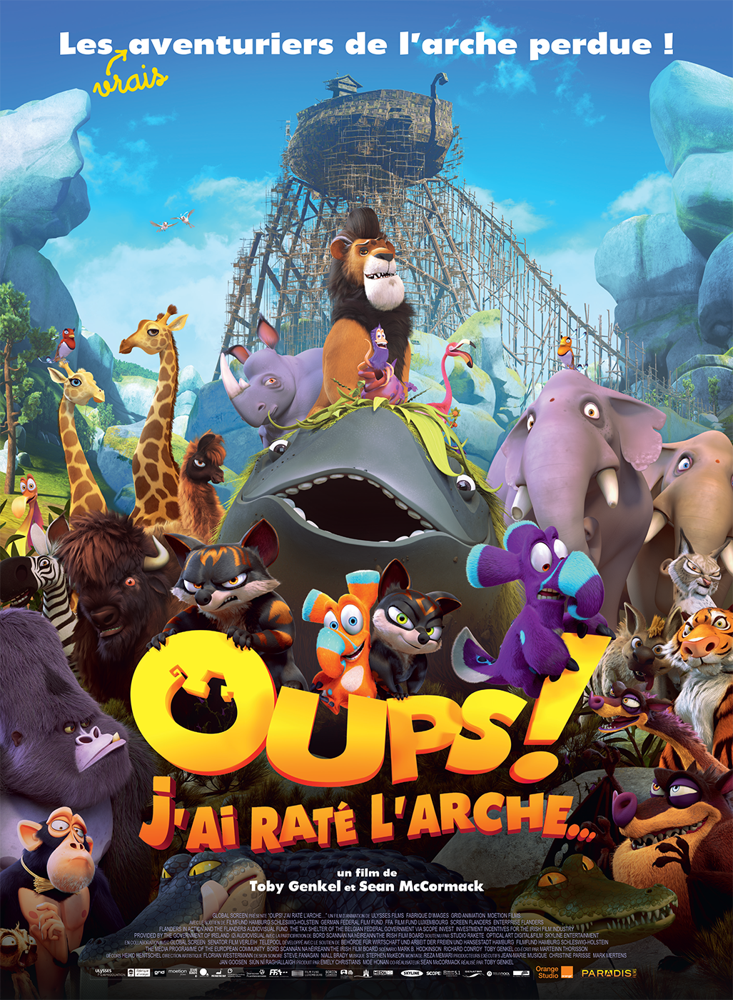 Cinéma : Oups ! J'ai raté l'arche - Réalisé par Toby Genkel et Sean