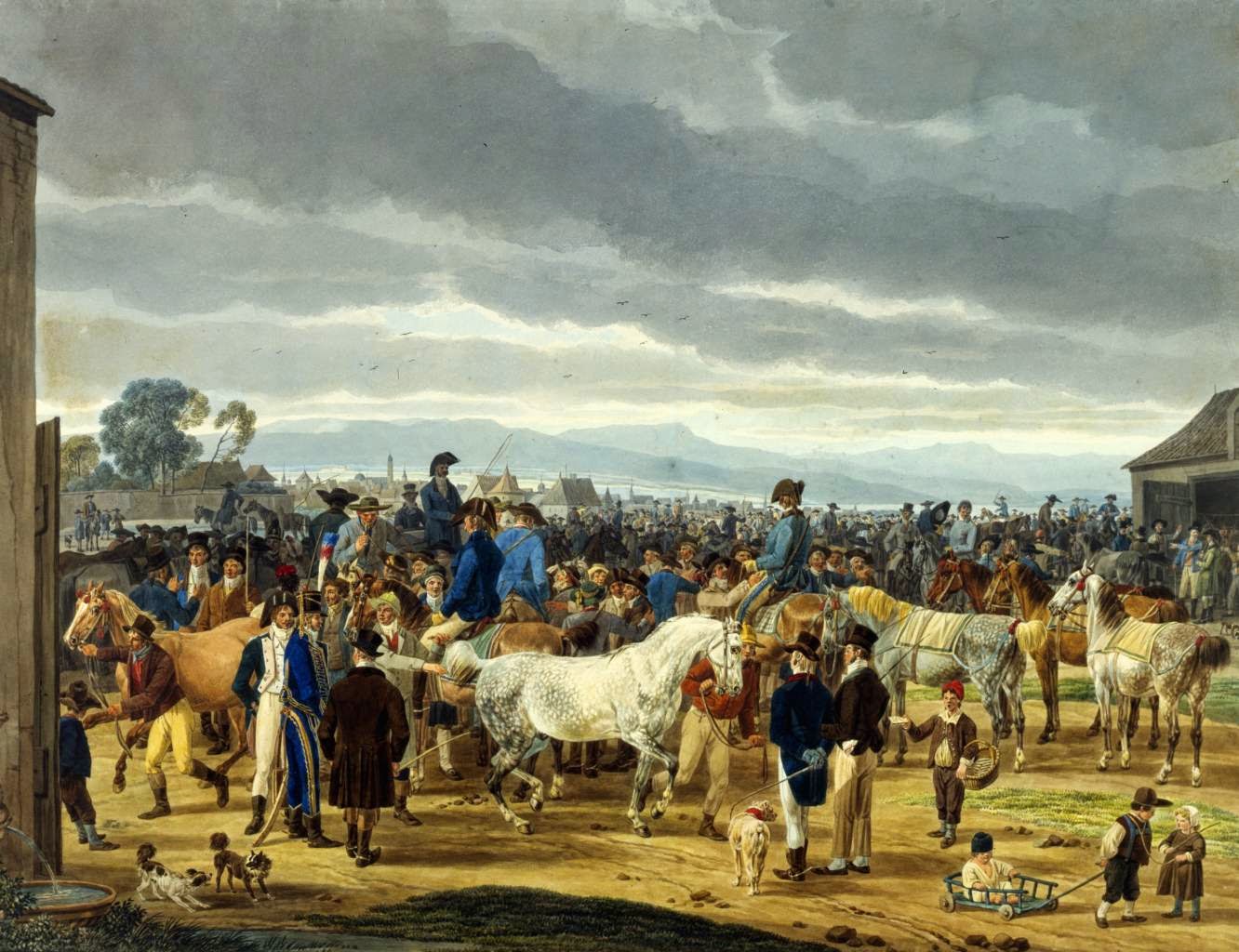 Viático de Vagamundo On horseback by Wilhelm von Kobell