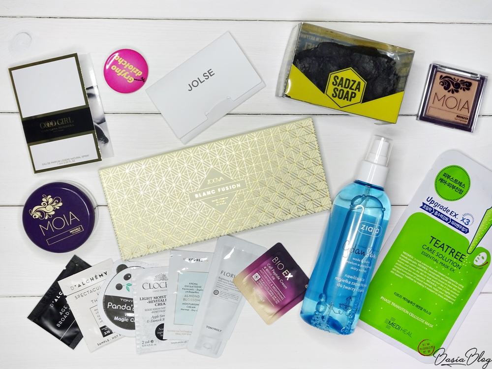 Zoeva Blanc Fusion, MOIA puder ryżowy, bronzer, mydło Sadza Soap