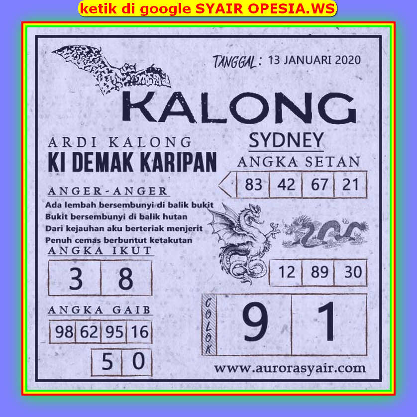 1 New Message Kode Syair Sydney 13 Januari 2020 Forum Syair Togel Hongkong Singapura Sydney 1 New Message Kode Syair Sydney 13 Januari 2020 Forum Syair Togel Hongkong Singapura Sydney
