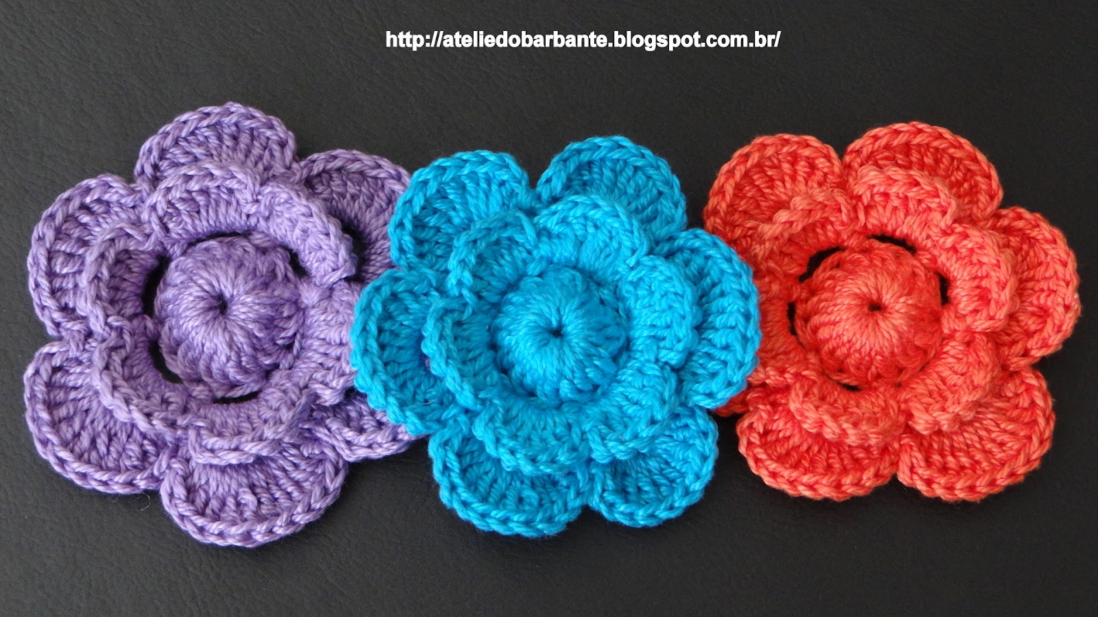 Como Hacer Flores De Crochet Faciles Como Hacer Flores A Crochet | My ...