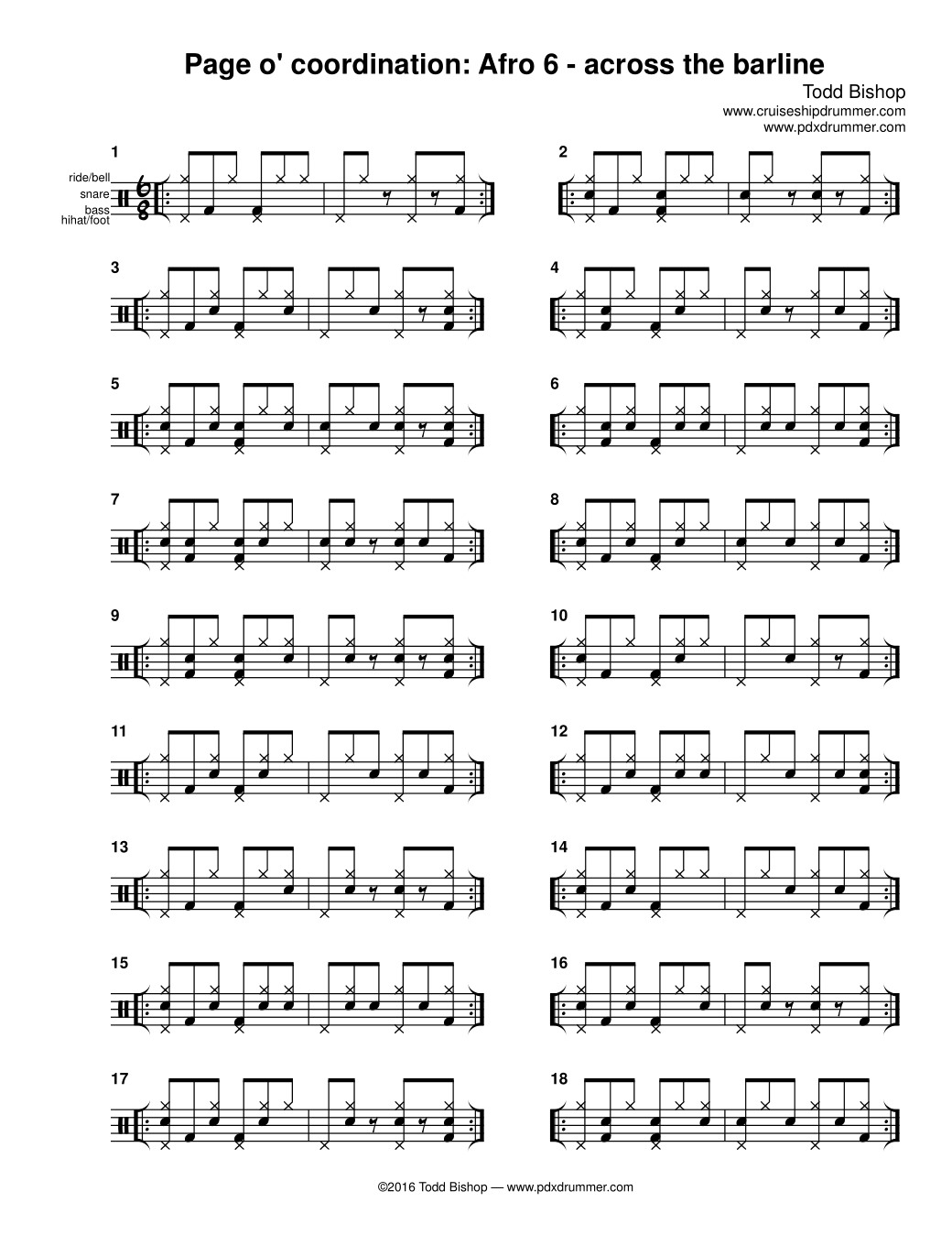 Cruise Ship Drummer 2016