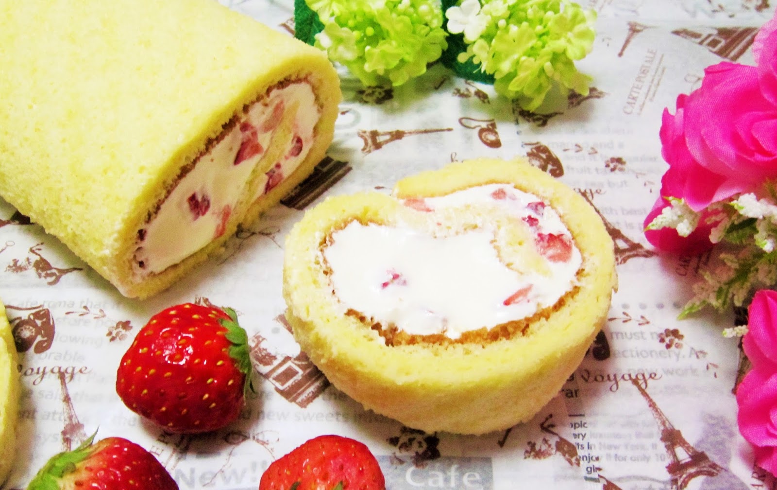 手軽で美味しい 苺のミルキーロールケーキ ホワイトデー 春のおやつ 母の日にも Satorisuのおいしいごはんとお菓子