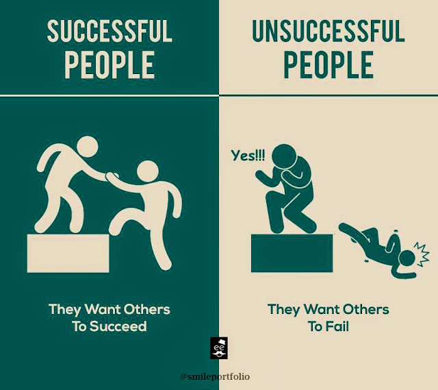 Successful People, Unsuccessful People, life lessons, want others to succeed