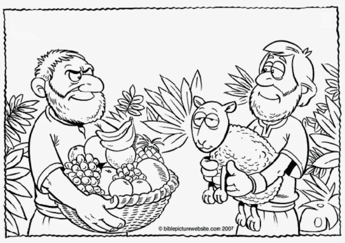 cain and abel coloring pages for preschoolers - photo #19
