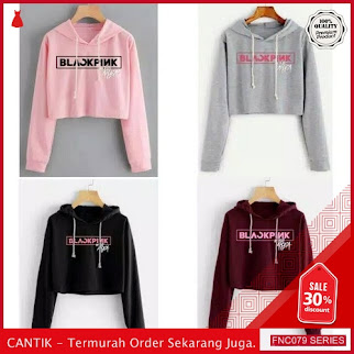 FNC079S30 Sweate Crop Hodie Black In Serba 40 Ribuan