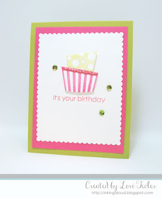 It's Your Birthday card-designed by Lori Tecler/Inking Aloud-stamps and dies from SugarPea Designs
