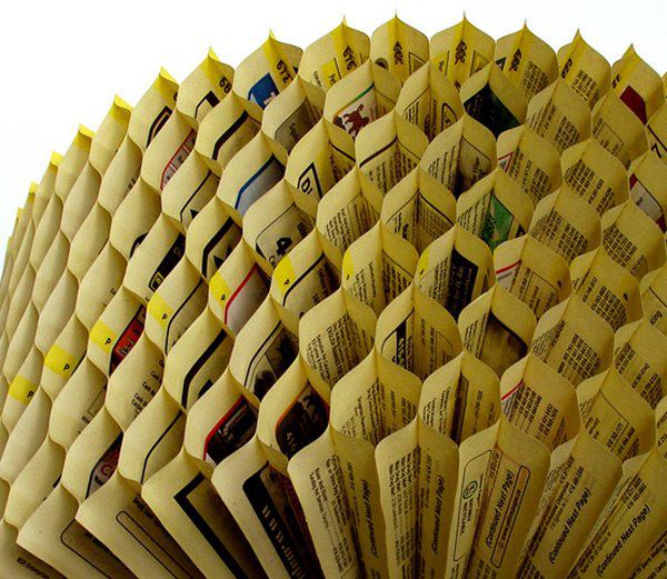How to Recycle Recycling Telephone Book into an Art