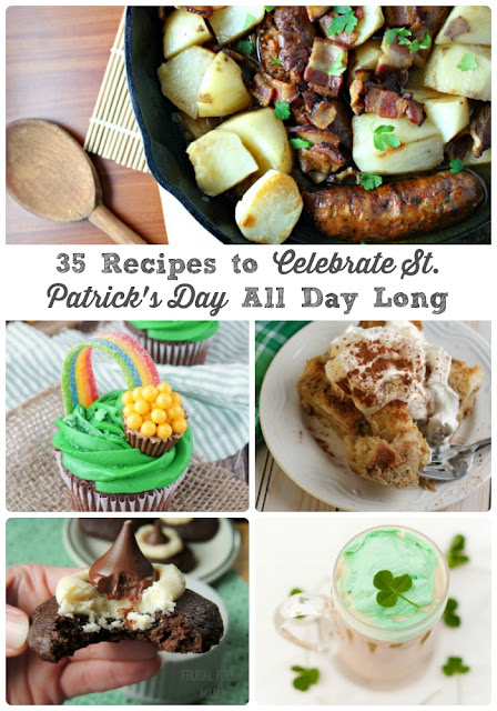 Celebrate St. Patrick's Day all day long with these 35 tasty authentic Irish & Irish inspired recipes.