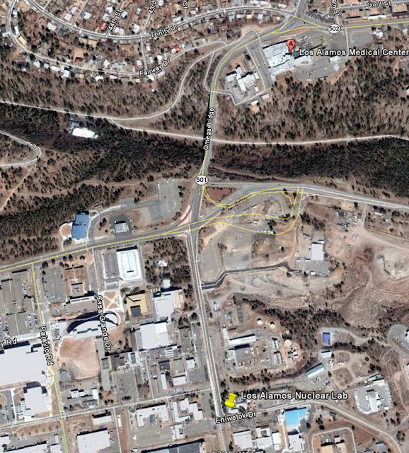 off Los Alamos Nuclear Lab Threatened by Wildfire Wind Forecast 6/27