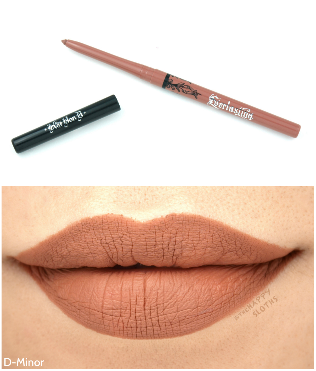 Kat Von D Everlasting Lip Liner in "D-Minor": Review and Swatches