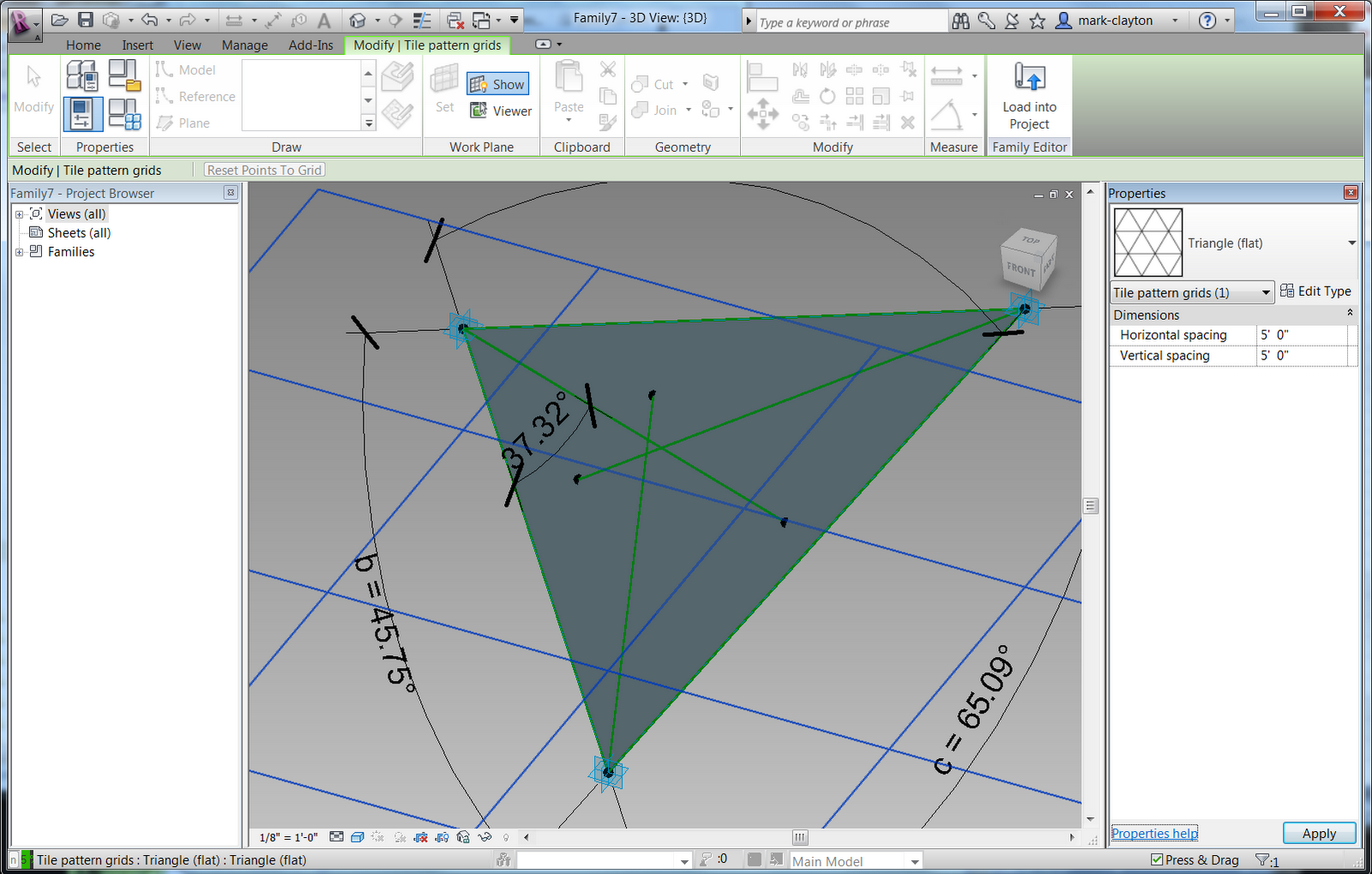 Texas Architecture and Miscellaneous University: BIM Triangular panel ...