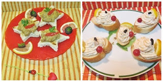 Amuse-bouche cu salata de vinete si salata de icre