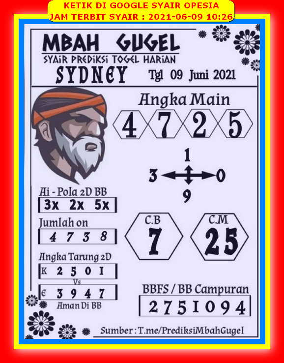 Syair Sdy Hari Ini Rabu 9 Juni 2021 Opesia Official Syair Sdy Hari Ini Rabu 9 Juni 2021 Opesia Official