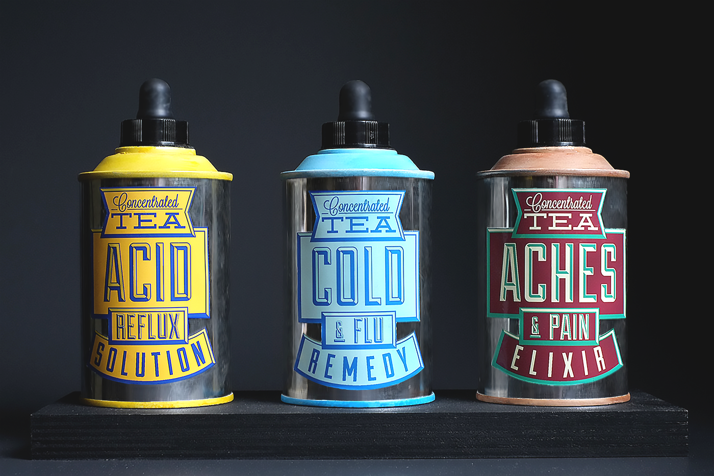 Concentrated Tea Label Designed By Shayne Tupper