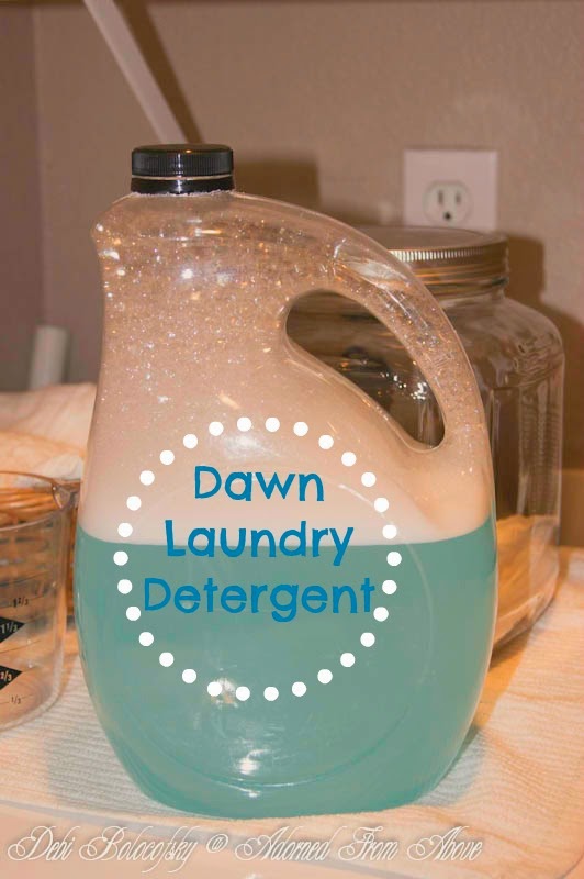 Adorned From Above How to Make Dawn Laundry Detergent