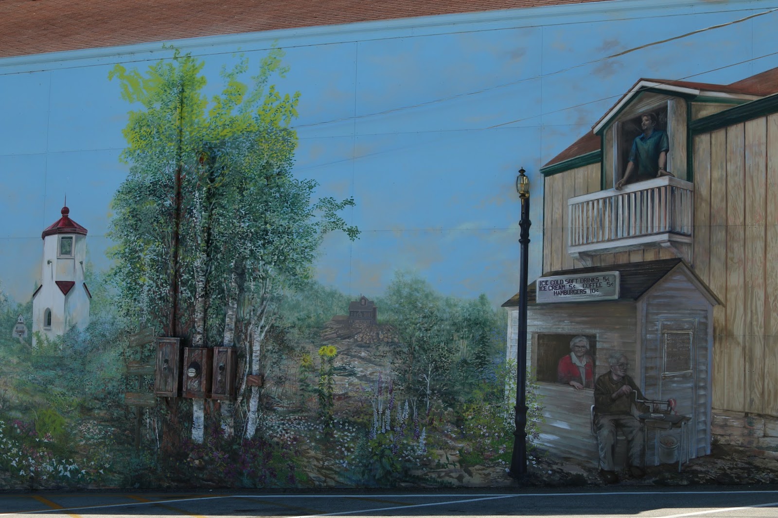 Nomadic Newfies Baileys Harbor Mural