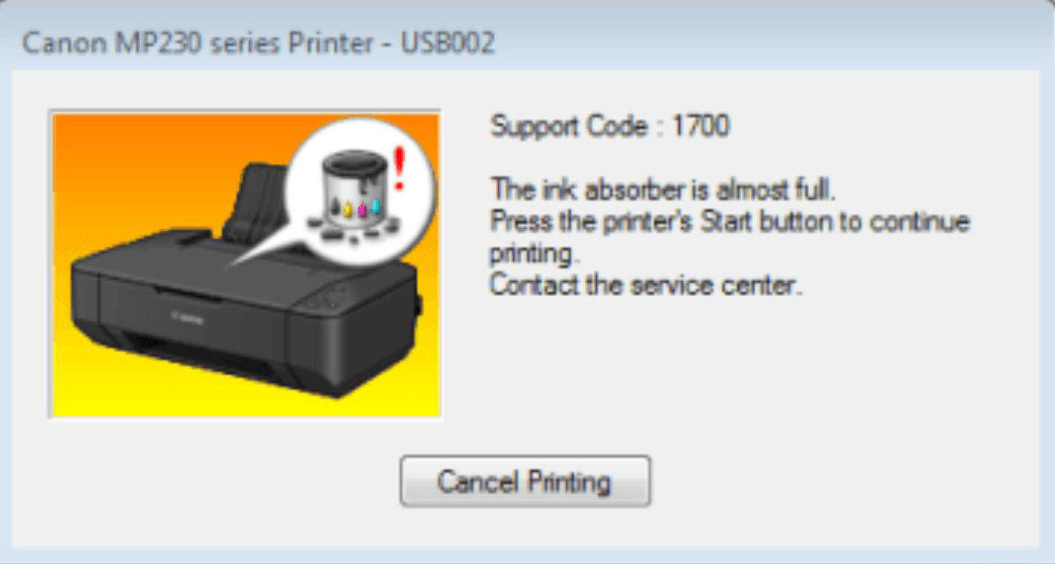 Ошибка 1700. Программа для принтера. Ошибка принтера Canon. Принтер Кэнон  ошибка 1700. Принтер Canon mp230 инструкция.