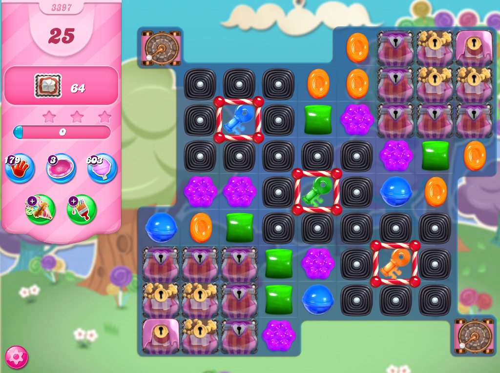Candy Crush Saga level 3397 Candy Crush Saga level 3397