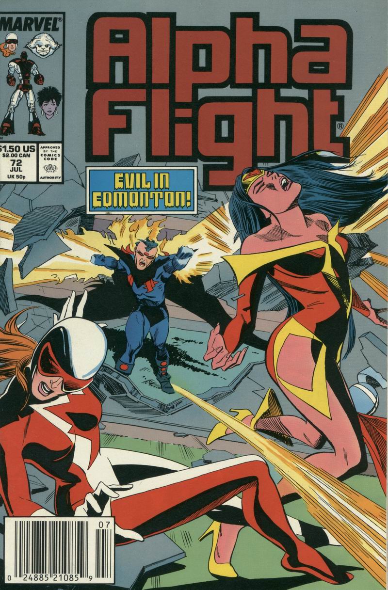 Read online Alpha Flight (1983) comic -  Issue #72 - 1