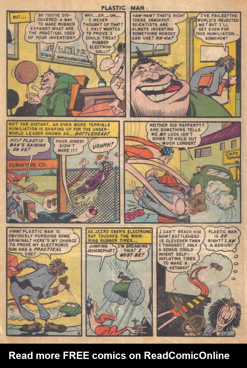 Read online Plastic Man (1943) comic -  Issue #64 - 4
