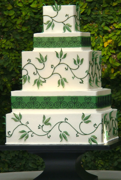Wedding Cakes Pictures: Green Wedding Cakes by Jim Smeal