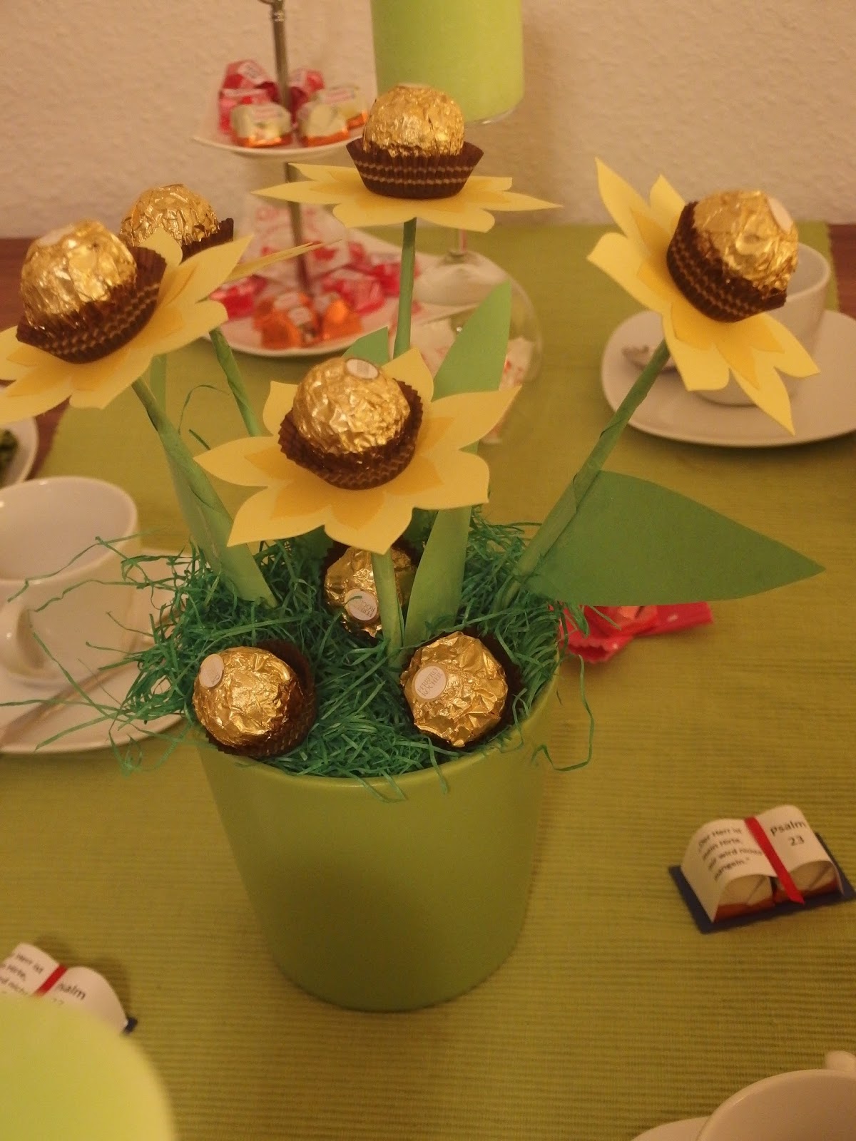 Das kleine Testcafé: Frühlingserwachen - Basteln mit Ferrero