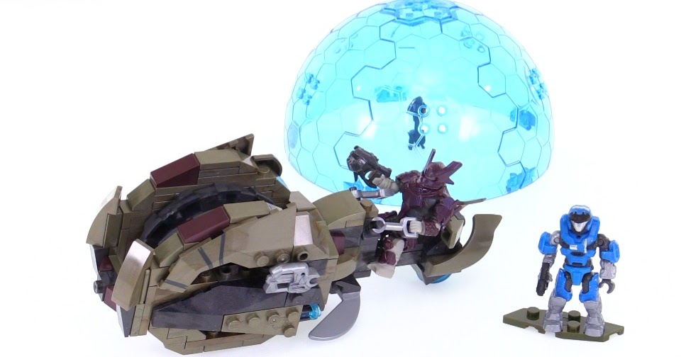 Mega Bloks Halo Brute Chopper Raid review!