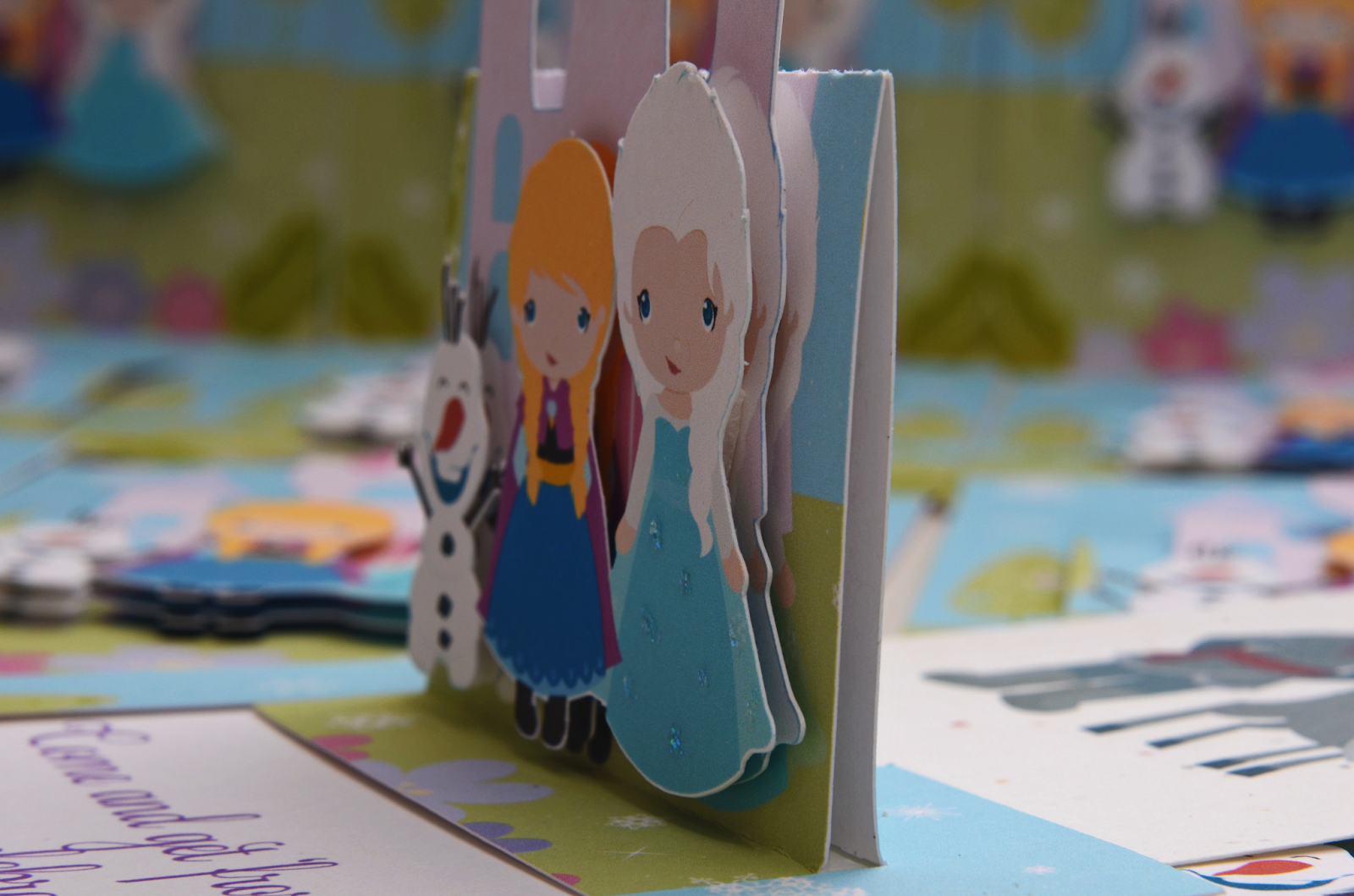 Birthday and Baby Shower Invitations Handmade Frozen Snow Princess