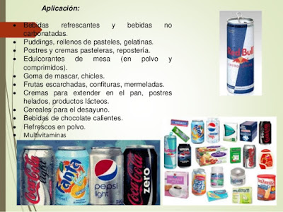 Productos de consumo que contienen Edulcorantes Productos-con-Edulcorantes