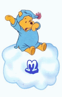 Abecedario de Winnie the Pooh a Punto de Dormir.
