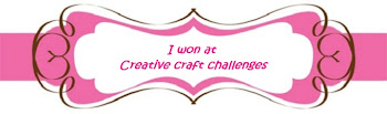 I won at Creative Craft Challenges