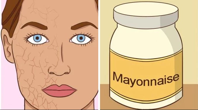 Put A Teaspoon Of Mayonnaise On Your Skin. You Will Be Impressed By The Result