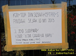 letak kantor pembuatan kartu kuning batola di marabahan