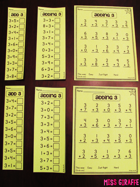 Fact Fluency In First Grade