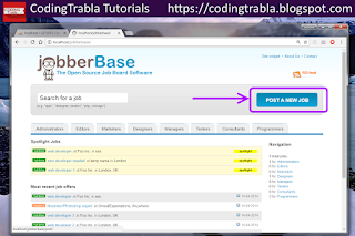 Install Jobberbase 2.0 opensource PHP job board  on Windows 7 XAMPP tutorial 46