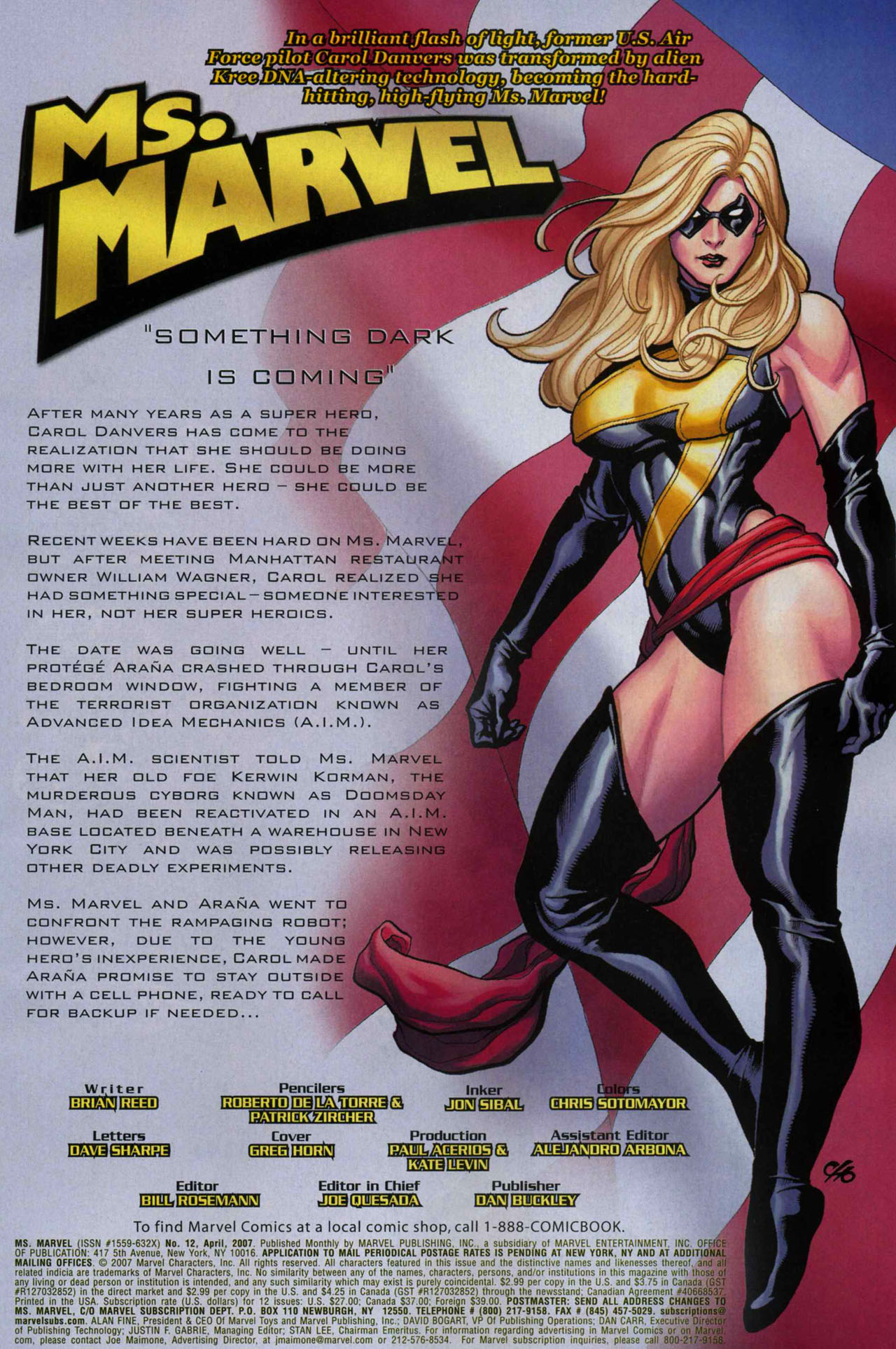 Read online Ms. Marvel (2006) comic -  Issue #12 - 2