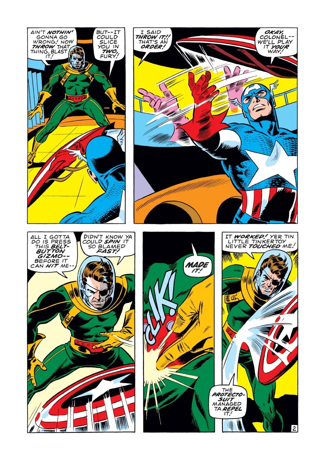 Read online Captain America (1968) comic - Issue #127 - 3