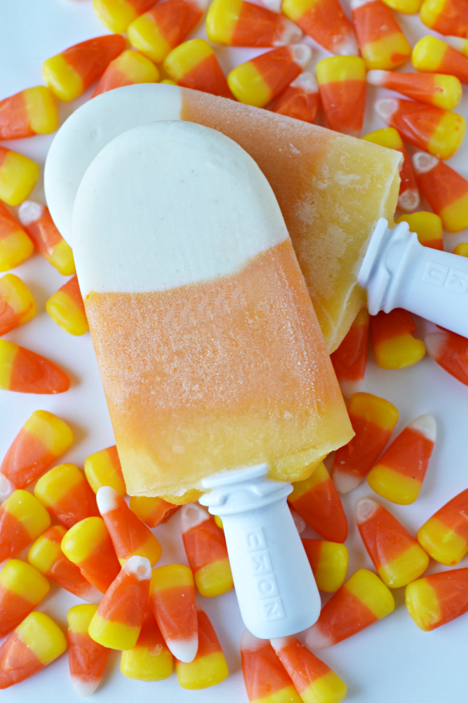 Popsicle Stick Candy Corn for a Fun Fall Kids Craft