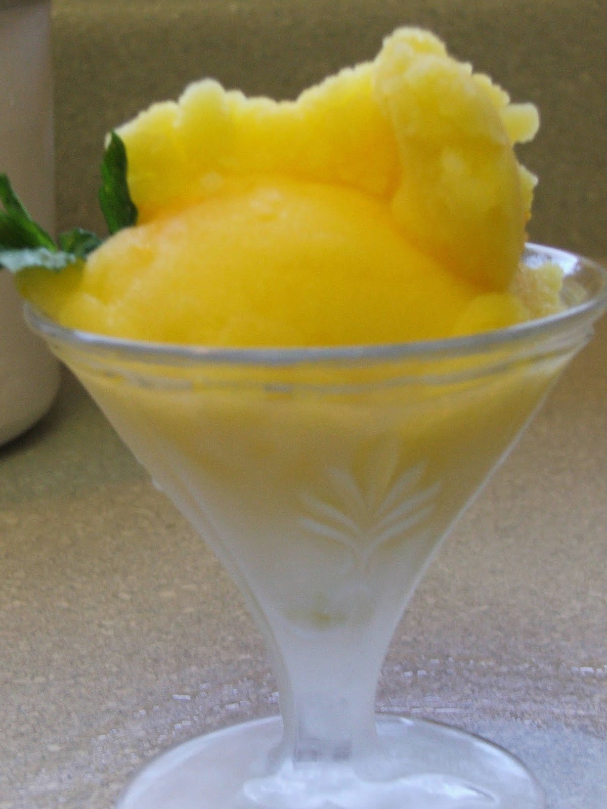 Vine to Dine Orange Sorbet