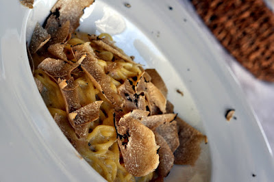 Tagliatelle with Truffles at Ristoro di Lamole in Lamole, Italy | Taste As You Go