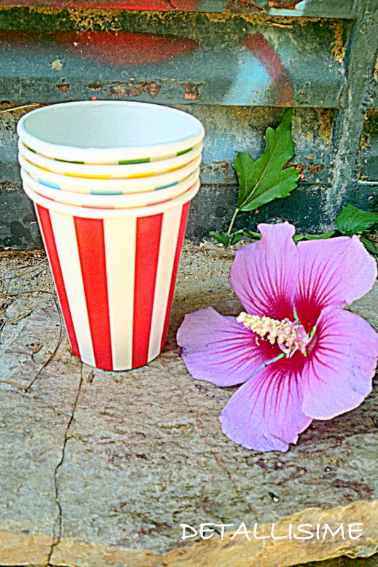 vasos para mesas dulces