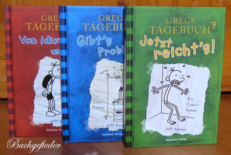 Das Teeniegefieder rezensiert Gregs Tagebücher Buchgefieder & Co