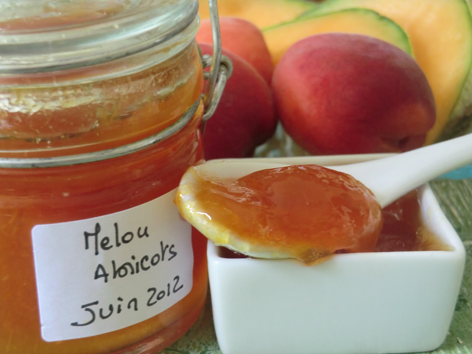 Confiture de melon aux abricots et à l'agaragar Ma petite cuisine