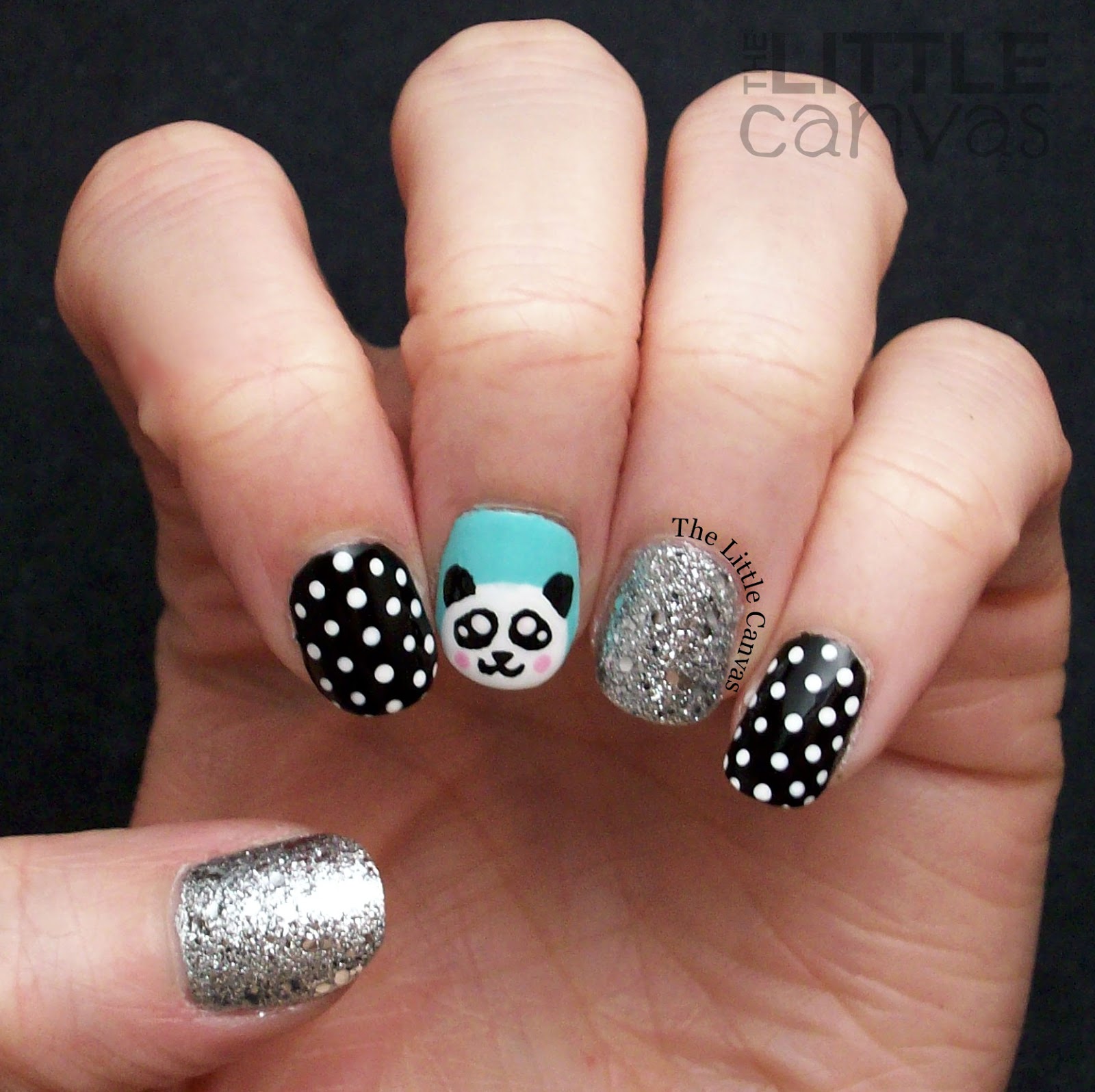 The One with the Adorable Panda Bear The Little Canvas