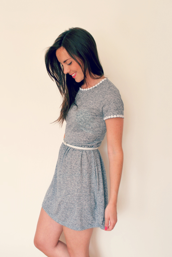DIY daisy trim dress — Caroline Burke Burkatron