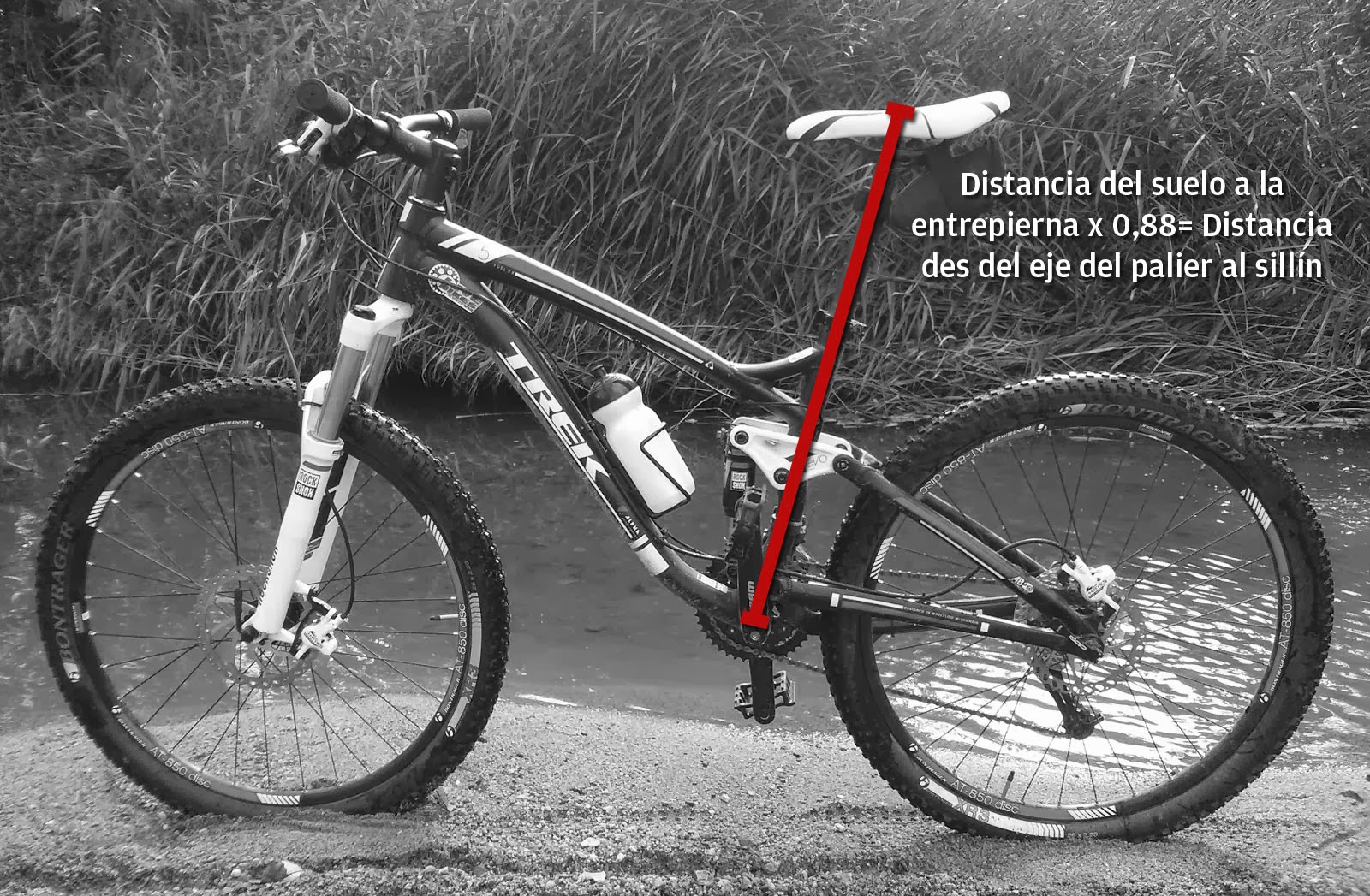 calcular la altura del sillín? Los Monos Tienen Bici MTB y BTT