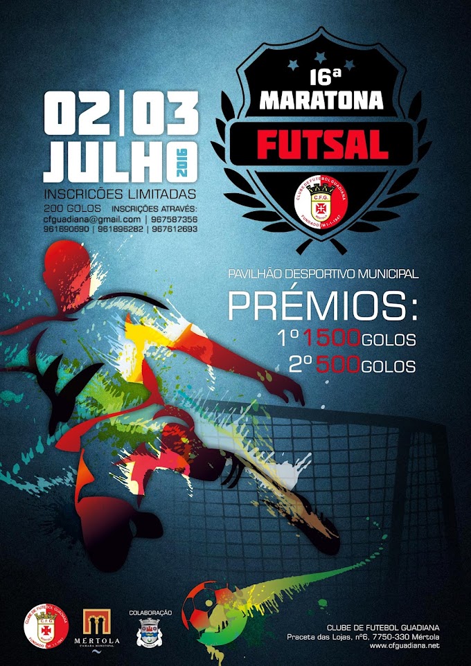 16ª Maratona de Futsal em Mértola! 